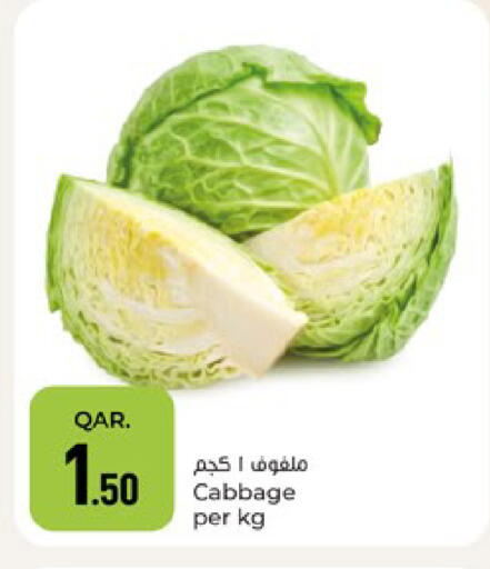 Cabbage available at باريس هايبرماركت in قطر - الوكرة