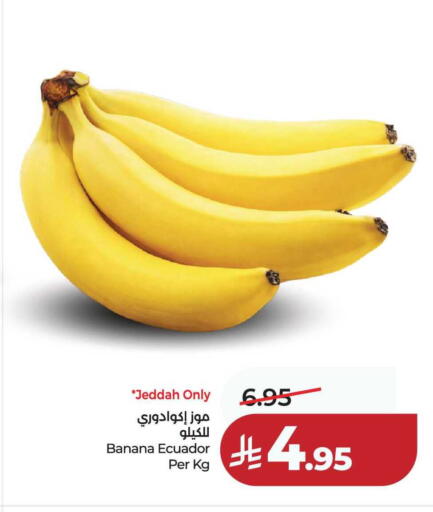 Banana from Ecuador available at لولو هايبرماركت in مملكة العربية السعودية, السعودية, سعودية - خميس مشيط