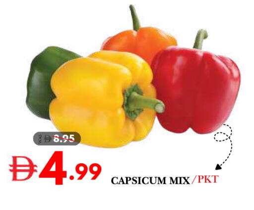 Capsicum available at DESERT FRESH MARKET  in UAE - Abu Dhabi