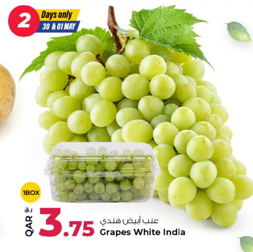 Grapes from India available at Rawabi Hypermarket in Qatar - Al Daayen