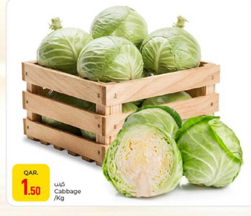 Cabbage available at Paris Hypermarket in Qatar - Al Rayyan