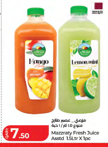 Mango Lemon Mint available at LuLu Hypermarket in Qatar - Al Daayen