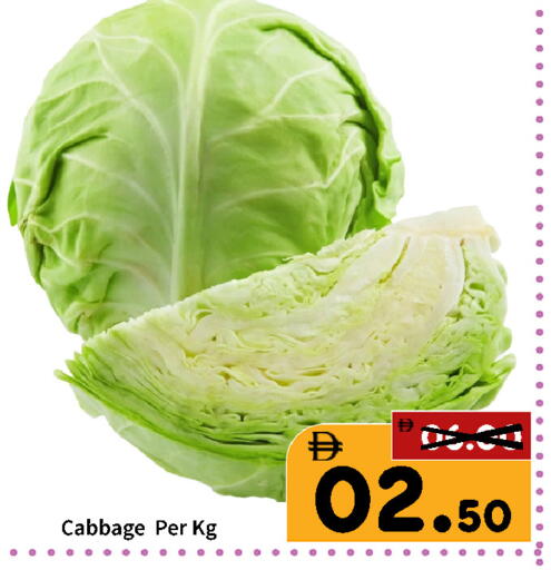 Cabbage available at رويال جلف هايبرماركت in الإمارات العربية المتحدة , الامارات - أبو ظبي