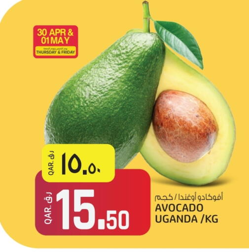 Avocado from Uganda available at Saudia Hypermarket in Qatar - Al Wakra
