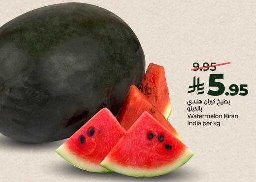 Watermelon from India available at LULU Hypermarket in KSA, Saudi Arabia, Saudi - Hail