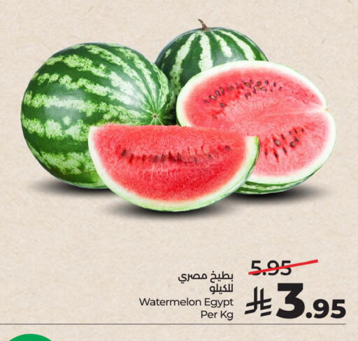 Watermelon from Egypt available at LULU Hypermarket in KSA, Saudi Arabia, Saudi - Saihat
