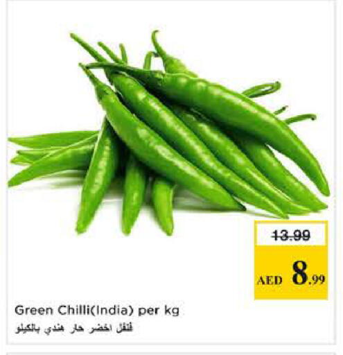 Green chilli from India available at Nesto Hypermarket in UAE - Sharjah / Ajman