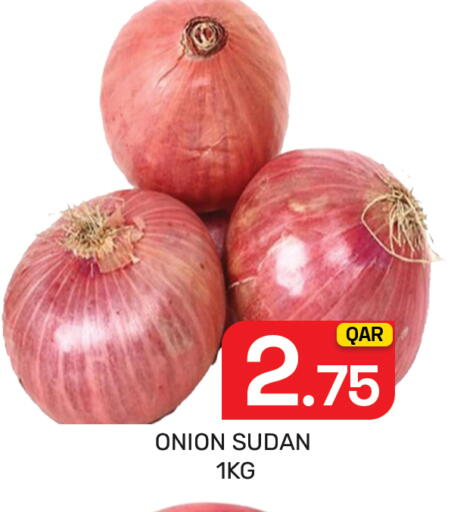 Onion from Sudan available at Majlis Hypermarket in Qatar - Al Rayyan