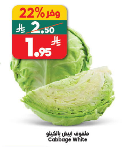 Cabbage available at الدكان in مملكة العربية السعودية, السعودية, سعودية - المدينة المنورة