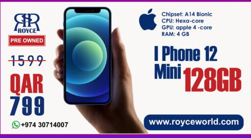 Apple available at رويس العالمية للتجارة والخدمات in قطر - أم صلال