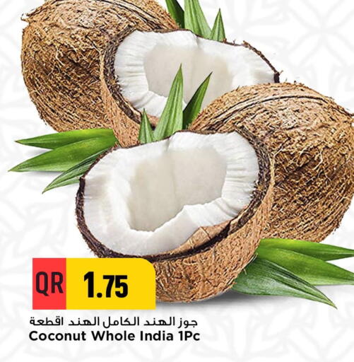 Coconut from India available at Marza Hypermarket in Qatar - Al Rayyan