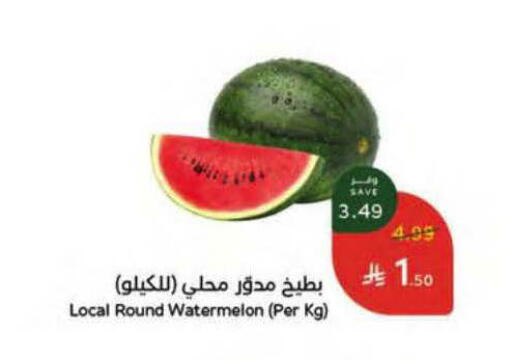 Watermelon available at هايبر بنده in مملكة العربية السعودية, السعودية, سعودية - الطائف