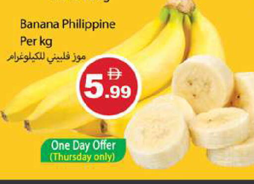 Banana from Philippines available at جلف هايبرماركت ذ.م.م in الإمارات العربية المتحدة , الامارات - رَأْس ٱلْخَيْمَة