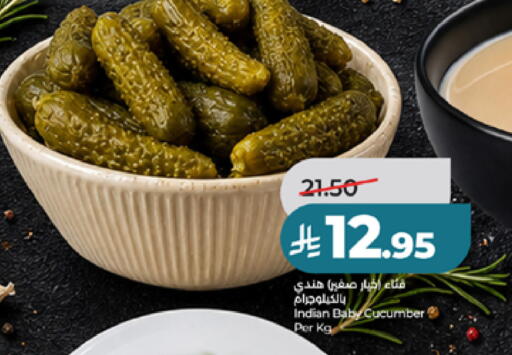 Cucumber from India available at لولو هايبرماركت in مملكة العربية السعودية, السعودية, سعودية - الطائف