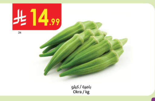 Okra available at الدانوب in مملكة العربية السعودية, السعودية, سعودية - عنيزة