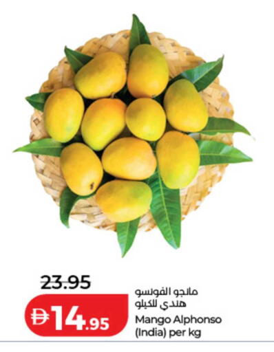 Mango from India available at Lulu Hypermarket in UAE - Dubai