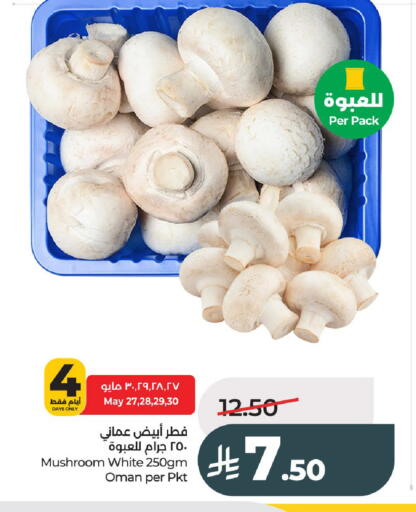 Mushroom from Oman available at لولو هايبرماركت in مملكة العربية السعودية, السعودية, سعودية - عنيزة