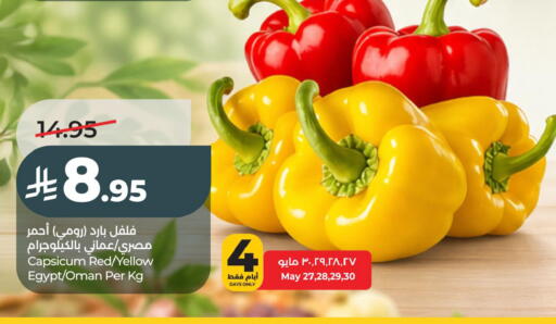 Capsicum from Egypt Oman available at LULU Hypermarket in KSA, Saudi Arabia, Saudi - Dammam