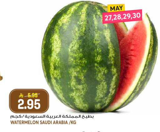 Watermelon from Saudi Arabia available at جراند هايبر in مملكة العربية السعودية, السعودية, سعودية - جدة