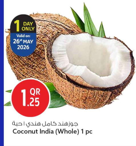 Coconut from India available at Safari Hypermarket in Qatar - Doha