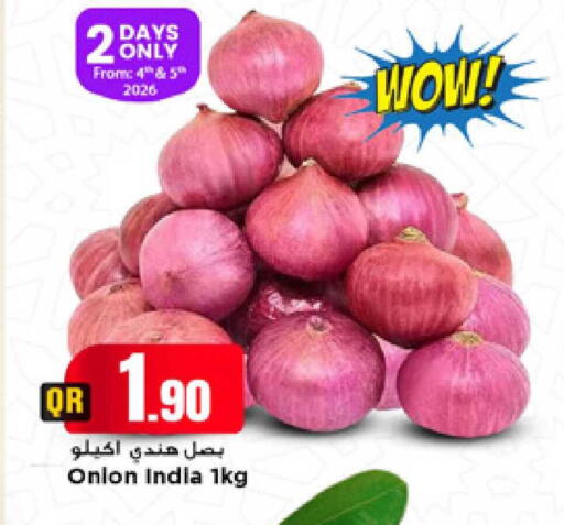 Onion from India available at Marza Hypermarket in Qatar - Al Shamal