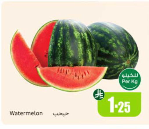 Watermelon available at أسواق عبد الله العثيم in مملكة العربية السعودية, السعودية, سعودية - سكاكا