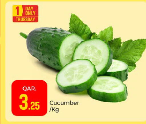 Cucumber available at Paris Hypermarket in Qatar - Al-Shahaniya