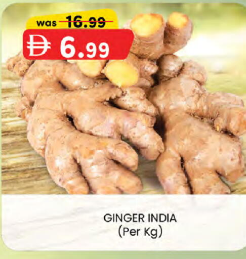 Ginger from India available at صفا اكسبريس سوبرماركت in الإمارات العربية المتحدة , الامارات - أبو ظبي