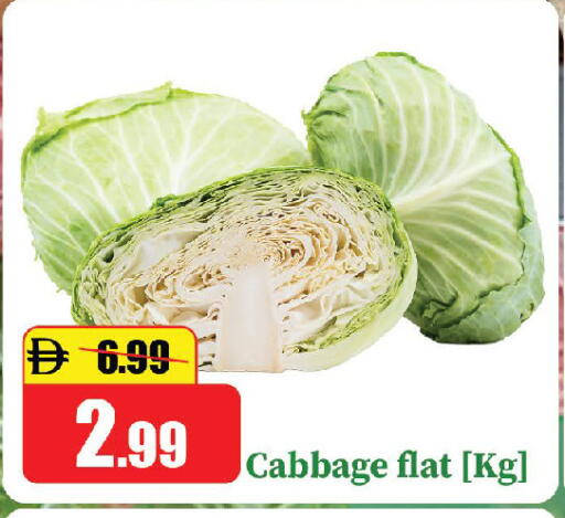 Cabbage available at الأسواق هايبرماركت in الإمارات العربية المتحدة , الامارات - الشارقة / عجمان