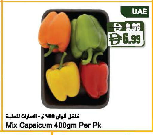 Capsicum available at Almaya Supermarkets in UAE - Ras al Khaimah