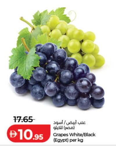 Grapes from Egypt available at Lulu Hypermarket in UAE - Fujairah