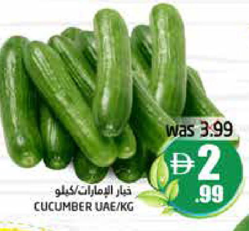 Cucumber available at هايبر ماركت باسونز in الإمارات العربية المتحدة , الامارات - ٱلْفُجَيْرَة‎