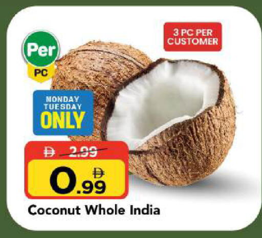 Coconut from India available at Mark & Save in UAE - Abu Dhabi