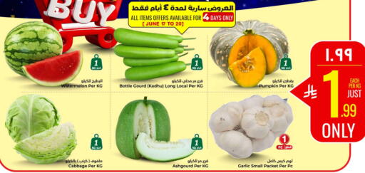 Watermelon Pumpkin Cabbage Garlic available at Hyper Al Wafa in KSA, Saudi Arabia, Saudi - Jeddah