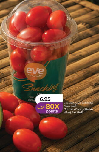 Tomato available at لولو هايبرماركت in الإمارات العربية المتحدة , الامارات - أم القيوين‎