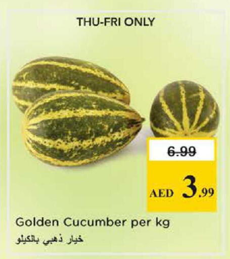 Cucumber available at نستو هايبرماركت in الإمارات العربية المتحدة , الامارات - الشارقة / عجمان
