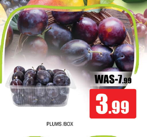 Plums available at Leptis Hypermarket  in UAE - Al Ain