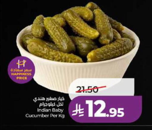 Cucumber from India available at LULU Hypermarket in KSA, Saudi Arabia, Saudi - Tabuk