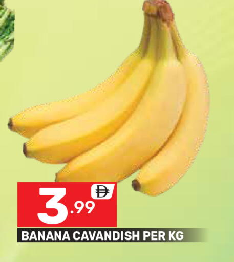 Banana available at دريم نايت هايبرماركت in الإمارات العربية المتحدة , الامارات - دبي