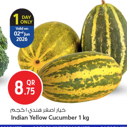 Cucumber from India available at سفاري هايبر ماركت in قطر - الخور