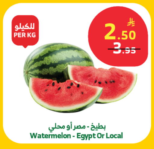 Watermelon from Egypt available at Al Raya in KSA, Saudi Arabia, Saudi - Tabuk
