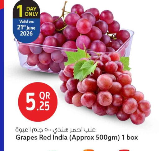 Grapes from India available at سفاري هايبر ماركت in قطر - الشحانية
