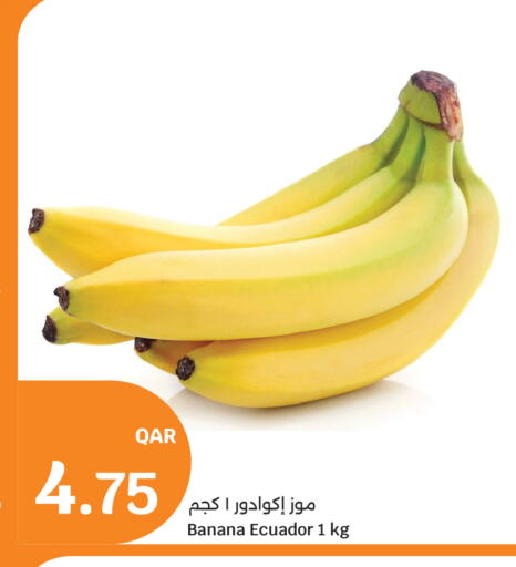 Banana from Ecuador available at City Hypermarket in Qatar - Al Wakra
