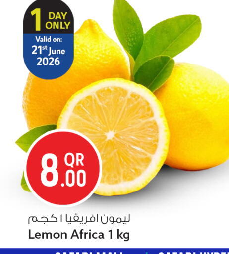 Lemon available at سفاري هايبر ماركت in قطر - الوكرة