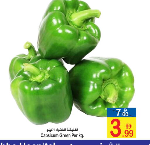Capsicum available at سن اند ساند هايبر ماركت ذ.م.م in الإمارات العربية المتحدة , الامارات - ٱلْفُجَيْرَة‎