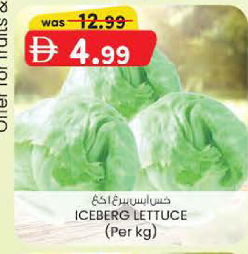 Lettuce available at ك. الم. للتجارة in الإمارات العربية المتحدة , الامارات - أبو ظبي