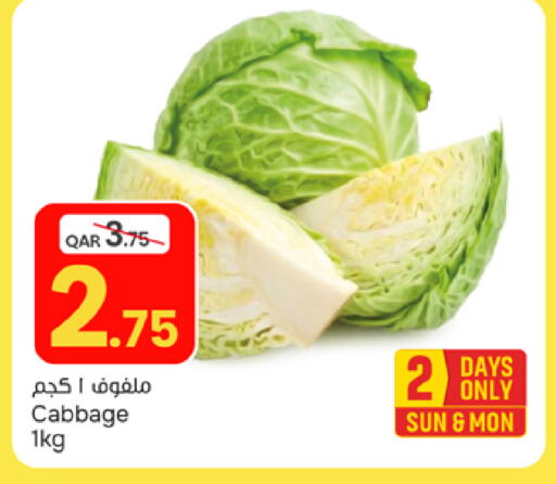 Cabbage available at باريس هايبرماركت in قطر - الخور