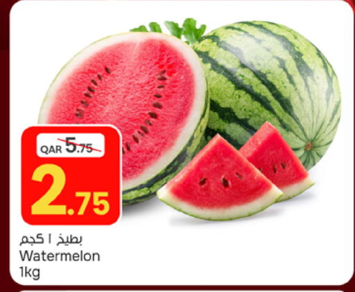 Watermelon available at باريس هايبرماركت in قطر - الدوحة