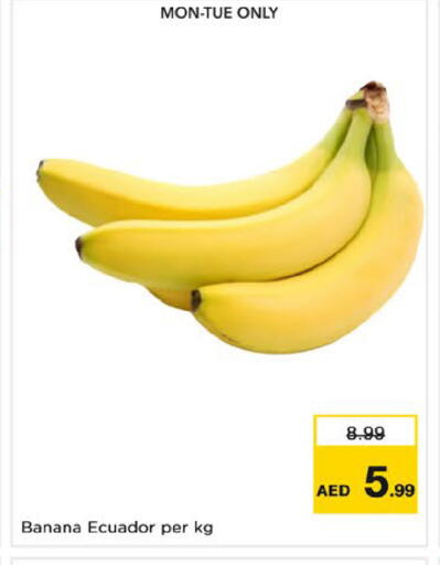 Banana from Ecuador available at Nesto Hypermarket in UAE - Dubai