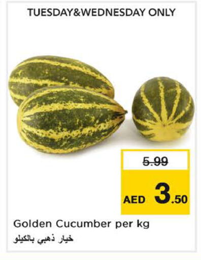 Cucumber available at نستو هايبرماركت in الإمارات العربية المتحدة , الامارات - الشارقة / عجمان